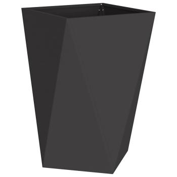Pflanzkübel 2 Stk. Schwarz 50 x 50 x 75 cm Stahl