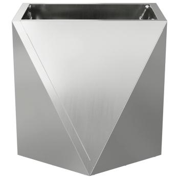 Pflanzkübel Silber 30 x 30 x 30 cm Verzinkter Stahl