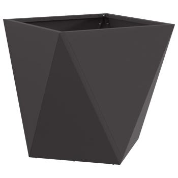 Pflanzkübel 2 Stk. Schwarz 40 x 40 x 40 cm Stahl