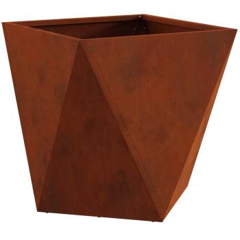 Pflanzkübel Rostig 40 x 40 x 40 cm Wetterfeststahl