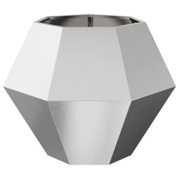 Pflanzkübel Silber 75 x 75 x 60 cm Edelstahl