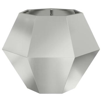 Pflanzkübel Silber 75 x 75 x 60 cm Verzinkter Stahl