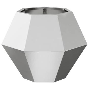 Pflanzkübel Silber 50 x 50 x 40 cm Edelstahl