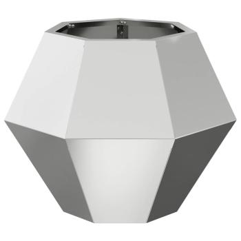 Pflanzkübel Silber 50 x 50 x 40 cm Verzinkter Stahl