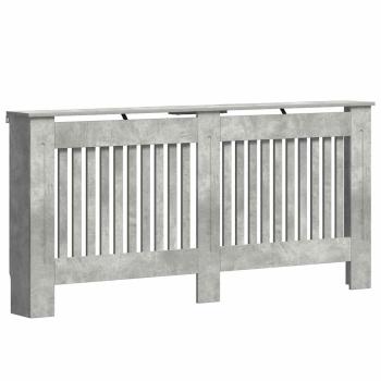 Heizkörperabdeckung Betongrau 172 x 19 x 81,5 cm Holzwerkstoff