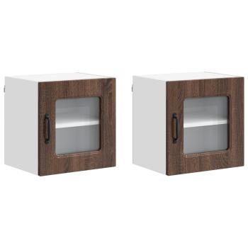 Geschirrspülerfront Kalmar 2 stk. Braun Eichen-Optik
