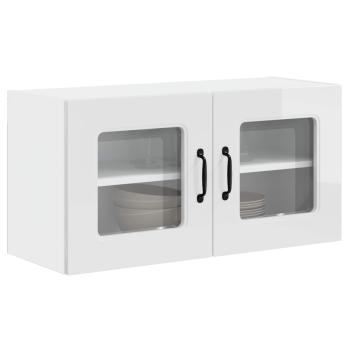 Geschirrsp?lerfront Kalmar Hochglanz Wei? 80 x 31 x 40 cm
