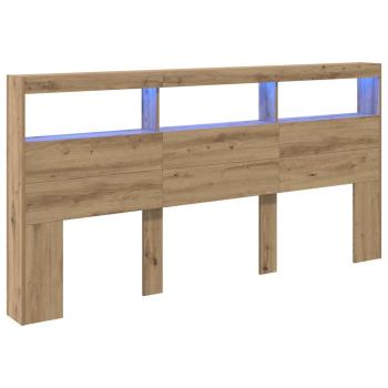 Kopfteil Artisan-Eiche Holzwerkstoff