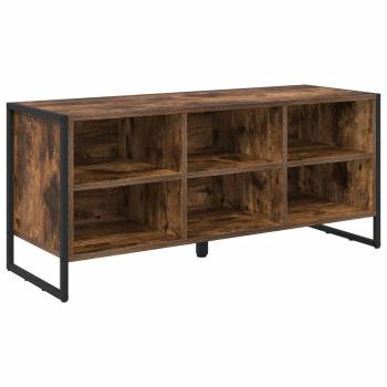 Schuhschrank 100 x 35 x 44 cm Holzwerkstoff Raucharbe