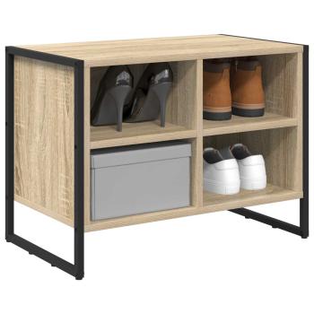 Schuhschrank 60 x 35 x 44 cm Holzwerkstoff Sonoma