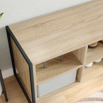 Schuhschrank 60 x 35 x 44 cm Holzwerkstoff Sonoma