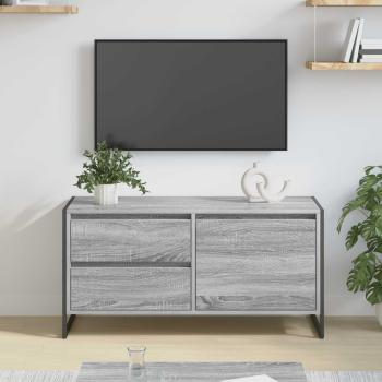 ARDEBO.de - TV-Schränk 100 x 36 x 49.5 cm Graues Sonoma Holzwerkstoff