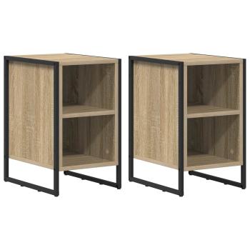 Nachttisch 2 stk. Sonoma 39,5 x 30 x 50 cm Holzwerkstoff