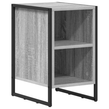 Nachttisch 2 stk. Graues Sonoma 39,5 x 30 x 50 cm Holzwerkstoff
