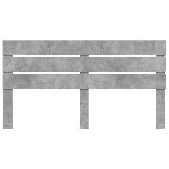 Kopfteil Beton Grau Holzwerkstoff