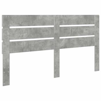 Kopfteil Beton Grau Holzwerkstoff