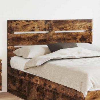 ARDEBO.de - Kopfteil Geräucherte Eiche Holzwerkstoff