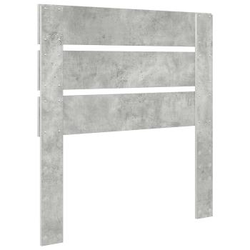 Kopfteil Beton Grau Holzwerkstoff