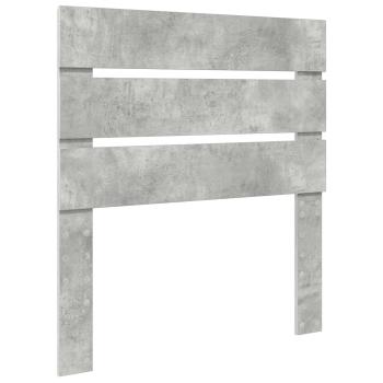 Kopfteil Beton Grau Holzwerkstoff