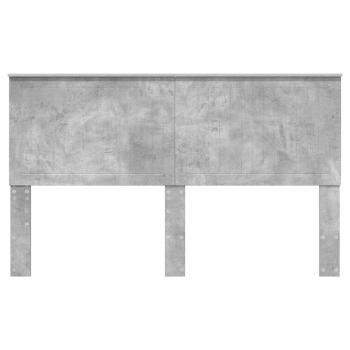 Kopfteil Beton Grau Holzwerkstoff
