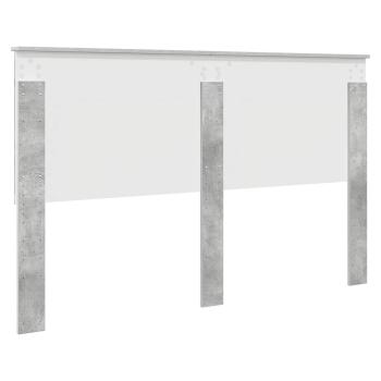 Kopfteil Beton Grau Holzwerkstoff