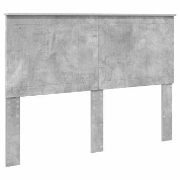 Kopfteil Beton Grau Holzwerkstoff