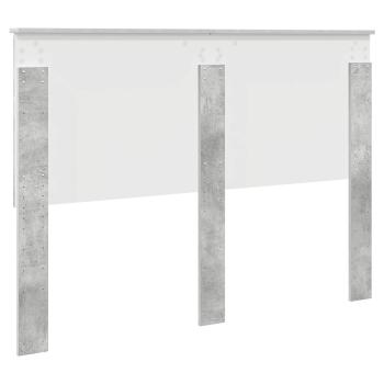 Kopfteil Beton Grau Holzwerkstoff
