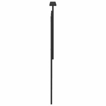 Kopfteil Schwarz Eichen-Optik Holzwerkstoff