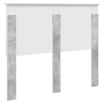 Kopfteil Beton Grau Holzwerkstoff
