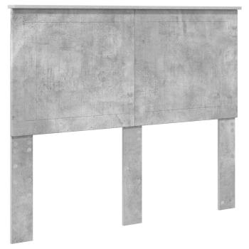 Kopfteil Beton Grau Holzwerkstoff