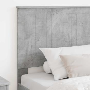 Kopfteil Beton Grau Holzwerkstoff