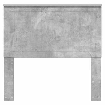 Kopfteil Beton Grau Holzwerkstoff