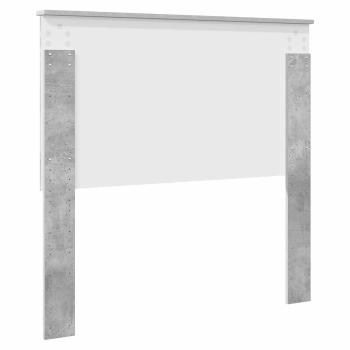 Kopfteil Beton Grau Holzwerkstoff