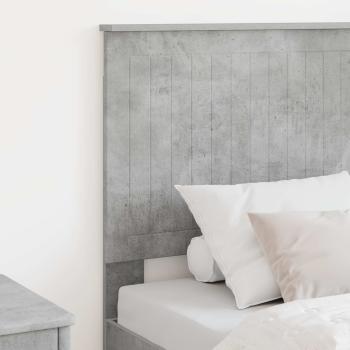 Kopfteil Beton Grau Holzwerkstoff