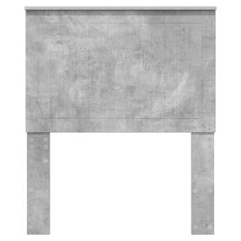 Kopfteil Beton Grau Holzwerkstoff