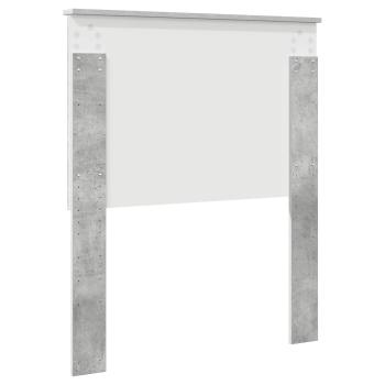 Kopfteil Beton Grau Holzwerkstoff