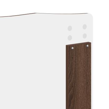 Kopfteil Braun Eichen-Optik Holzwerkstoff