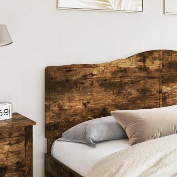 Kopfteil Geräucherte Eiche Holzwerkstoff