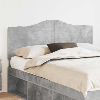 ARDEBO.de - Kopfteil Beton Grau Holzwerkstoff