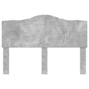 Kopfteil Beton Grau Holzwerkstoff