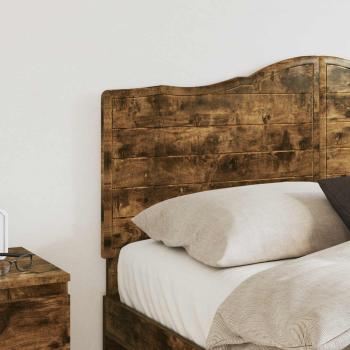 Kopfteil Geräucherte Eiche Holzwerkstoff