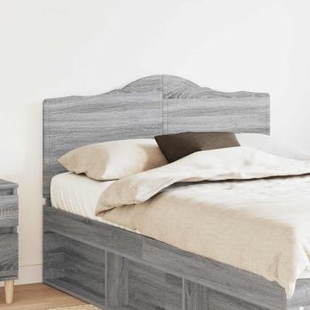 ARDEBO.de - Kopfteil Graues Sonoma Holzwerkstoff