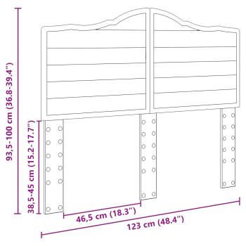 Kopfteil Altholz Holzwerkstoff