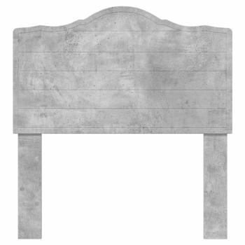 Kopfteil Beton Grau Holzwerkstoff