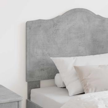 Kopfteil Beton Grau Holzwerkstoff