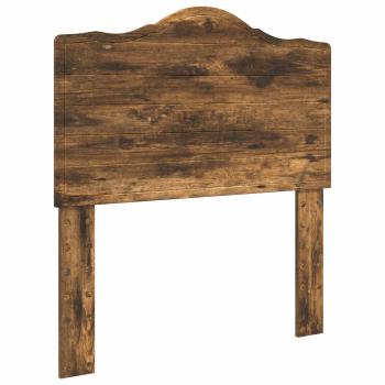 Kopfteil Geräucherte Eiche Holzwerkstoff