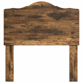 Kopfteil Geräucherte Eiche Holzwerkstoff