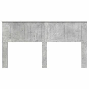 Kopfteil Betongrau Holzwerkstoff