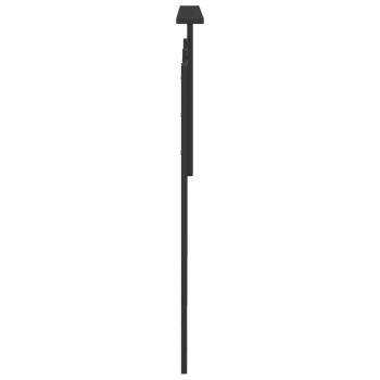 Kopfteil Schwarz Eichen-Optik Holzwerkstoff