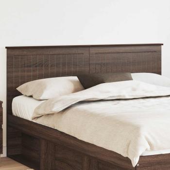 ARDEBO.de - Kopfteil Braun Eichen-Optik Holzwerkstoff